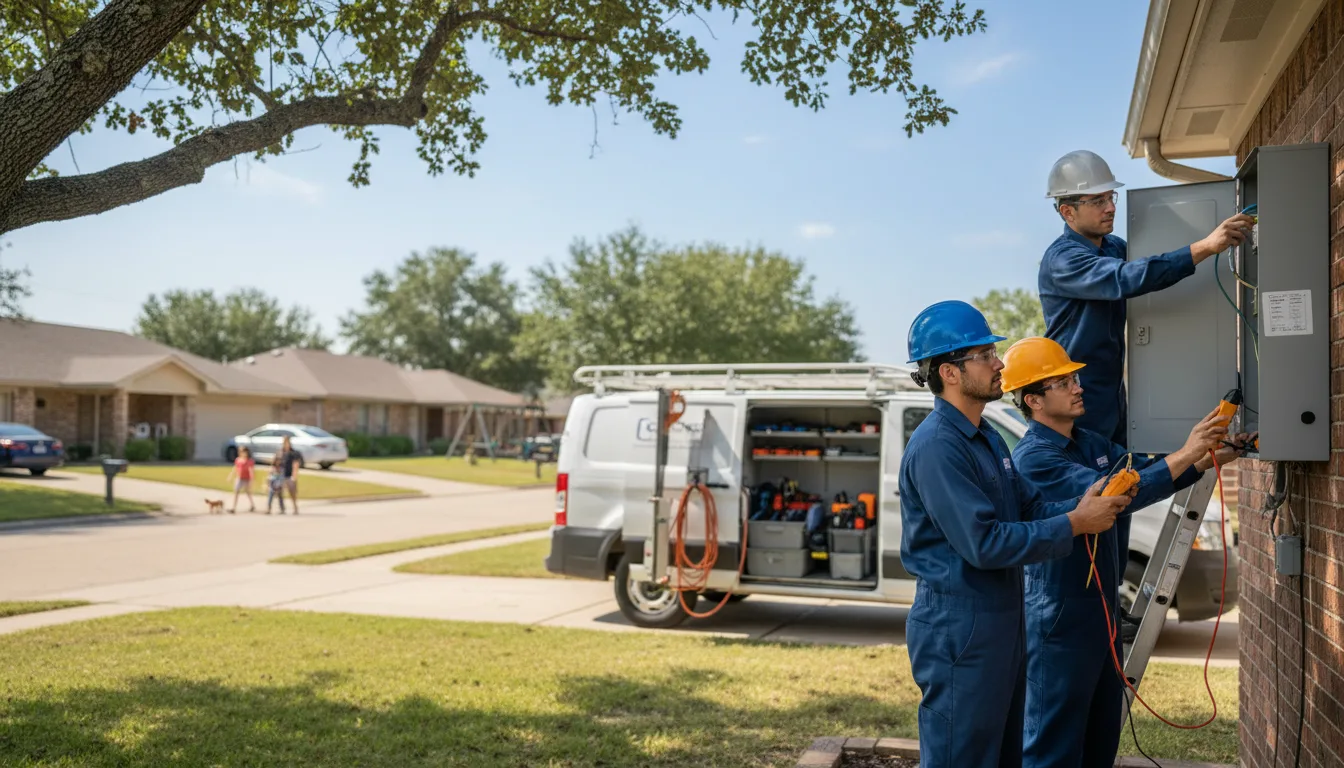 Certified electrician providing emergency electrical services in Goodman, MS